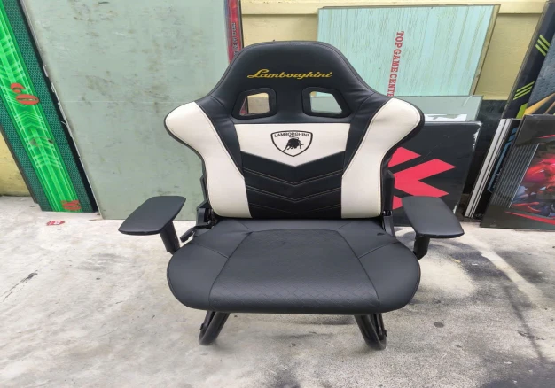 Ghế gaming lambogini đen trắng