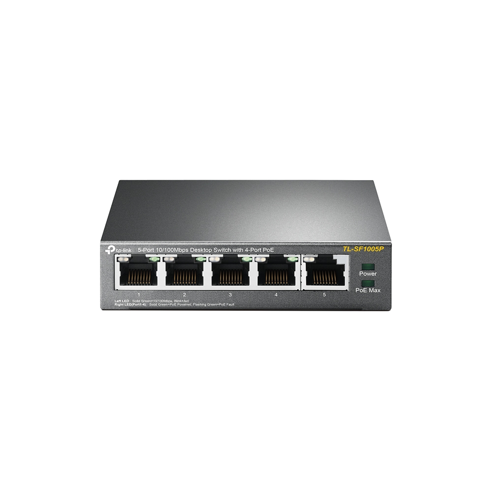 Bộ chia mạng TP-Link 5 cổng 10/100 TL-SF1005P 4-Port PoE