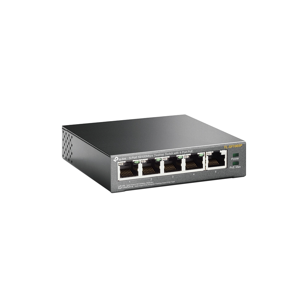 Bộ chia mạng TP-Link 5 cổng 10/100 TL-SF1005P 4-Port PoE
