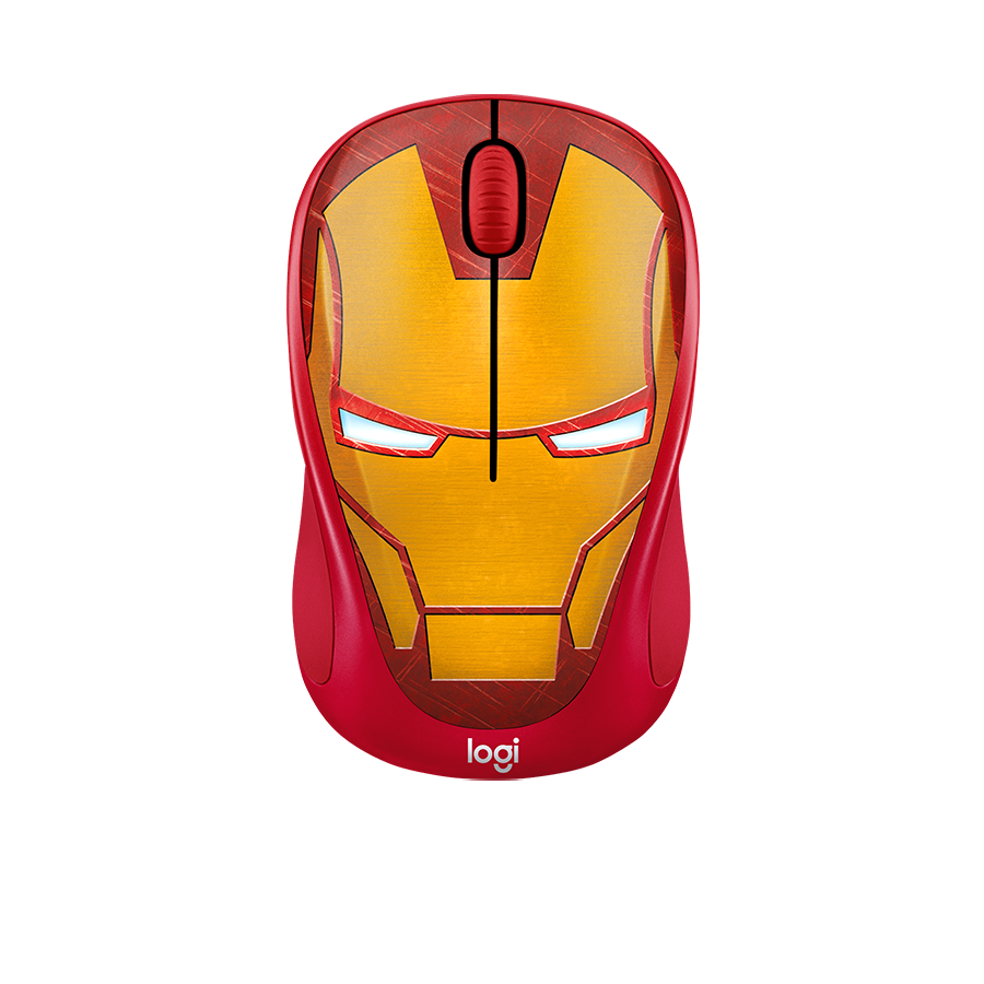 Chuột vi tính quang không dây Logitech M238 SPIDER MAN - Màu đen, AA, 3 nút, 1000DPI, (910-005559)