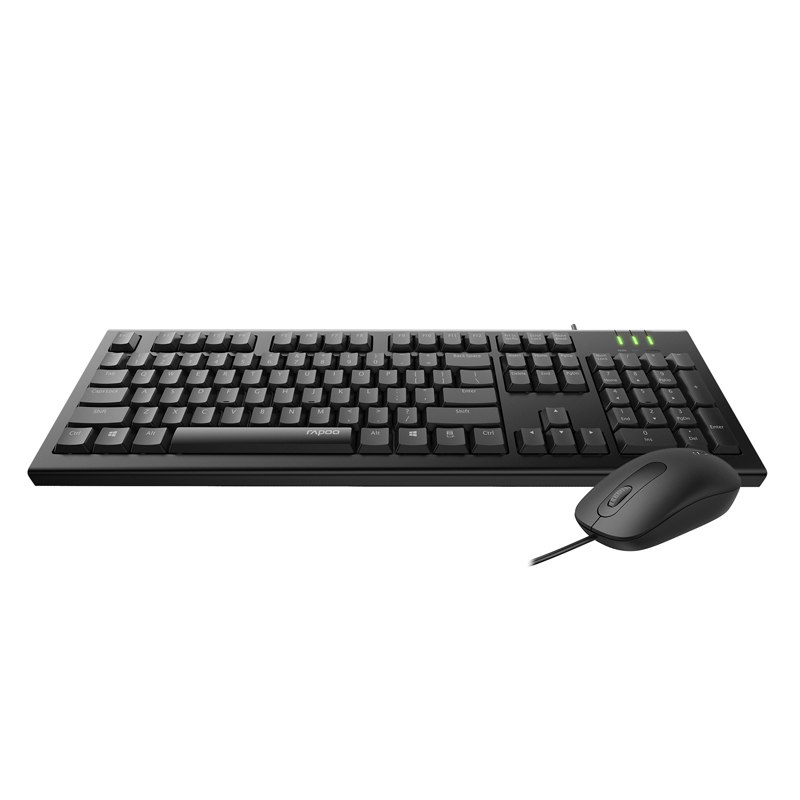 Bộ phím chuột vi tính có dây Rapoo X120PRO - USB