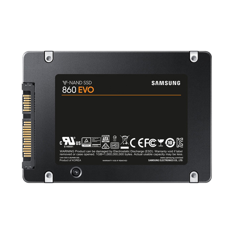 Ổ cứng thể rắn SSD Samsung 860 EVO 500GB - 2.5", SATA3, Read/Write 550/520MBps - (MZ-76E500BW)