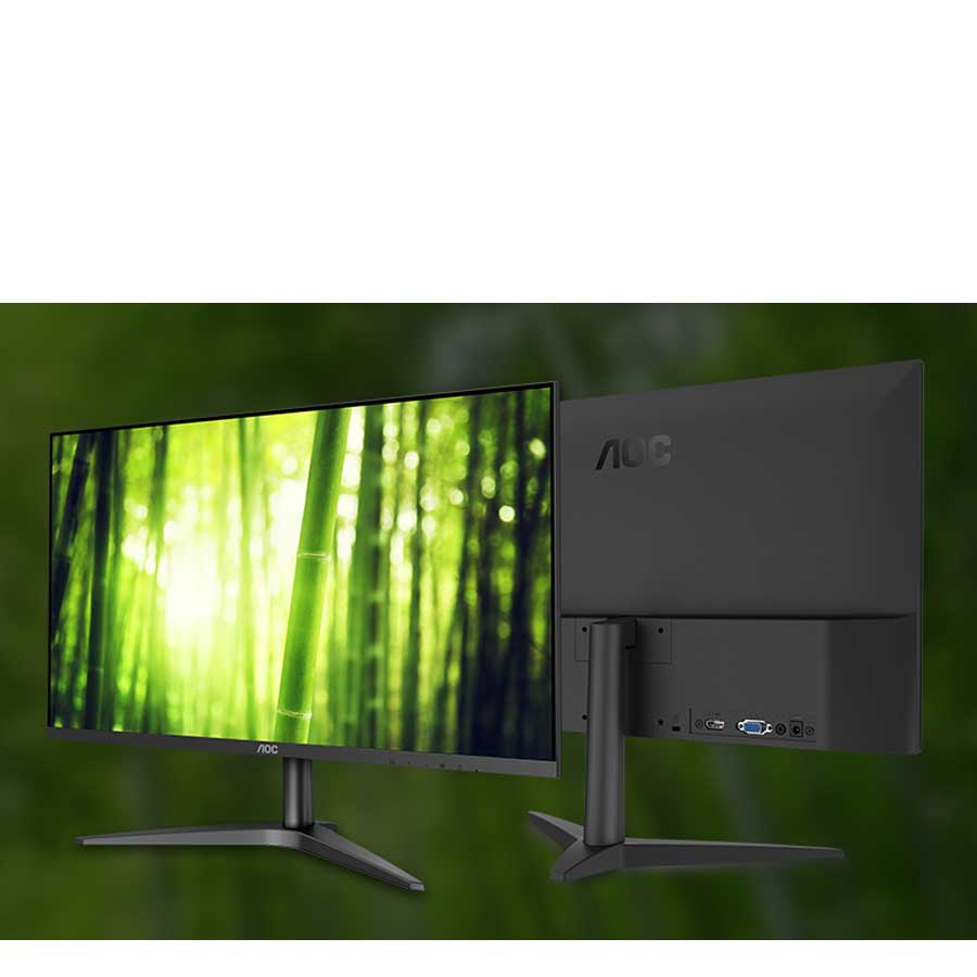 Màn hình IPS AOC 75Hz 23.8-inch 24B1XH5/74 - 1920x1080; 250cd/m2; 8ms; 20W; D-sub+HDMI, cáp HDMI