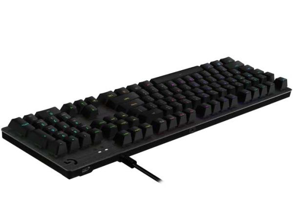 Bàn Phím Cơ Logitech G512 RGB LightSync - Màu Đen - GX Red Linear; Dây 1.8m USB (920-009372)