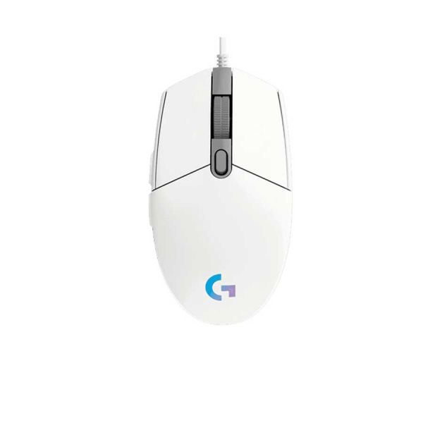 Chuột Gaming Logitech G102 LIGHTSYNC - RGB; 6 Nút Lập Trình; 200-8000dpi, Màu Trắng