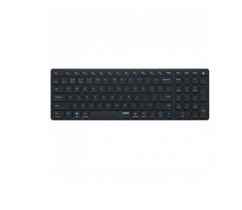 Bàn Phím Không Dây Rapoo E9350G - 2.4GHz + Bluetooth 5.0, Màu Đen, Full Size 96% 99 Phím, Scissor Switch, Pin Sạc Lithium