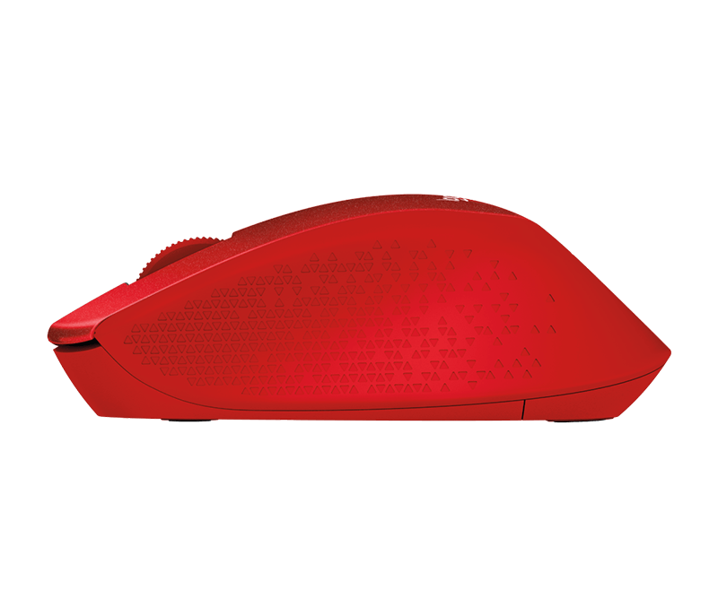 Chuột Không Dây Logitech M331 Yên Tĩnh - Màu Đỏ - 1000 DPI; 2.4GHz; 3 Nút; 91g; Pin AA*1; Tương Thích Unifying
