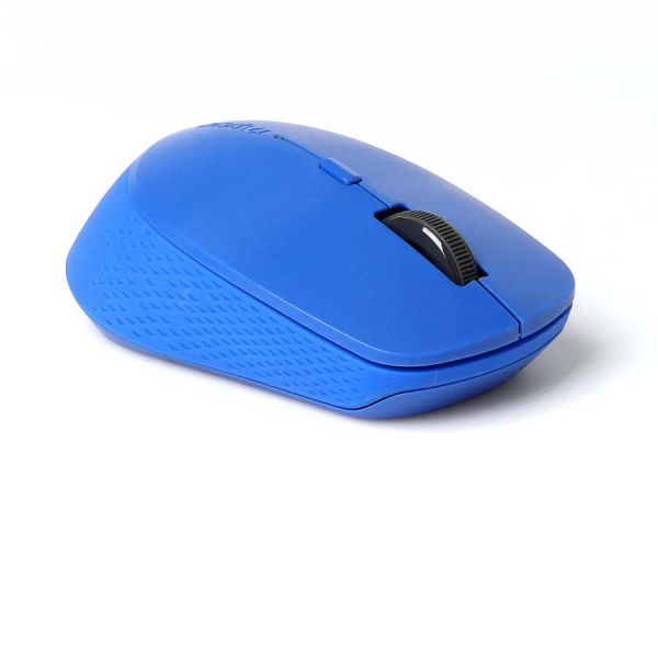 Chuột Không Dây Rapoo M300 Silent - Màu Xanh Dương - Wireless 2.4Ghz + Bluetooth 3.0 4.0; 1600DPI; 6 Nút; MacOS IOS Android; 1*AA Alkaline