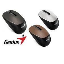 Chuột Không Dây Genius NX-7015S - Màu Bạc,Xám,Gold, Công Nghệ Blue Eye Tracking Tuỳ Chỉnh 800dpi, 1200dpi Hoặc 1600 Dpi