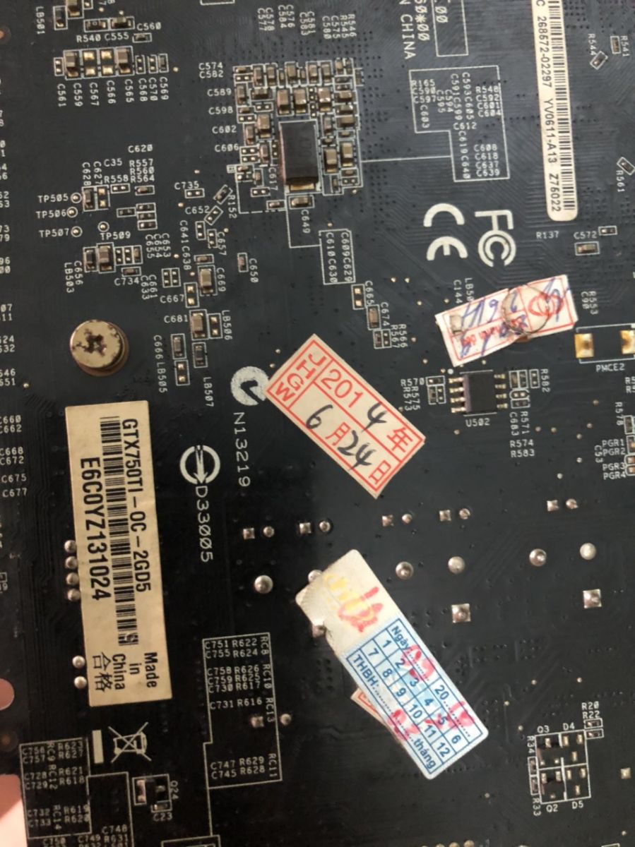 Card đồ họa GTX 750Ti 2F 2GB DDR5 cũ (BH  3 tháng )